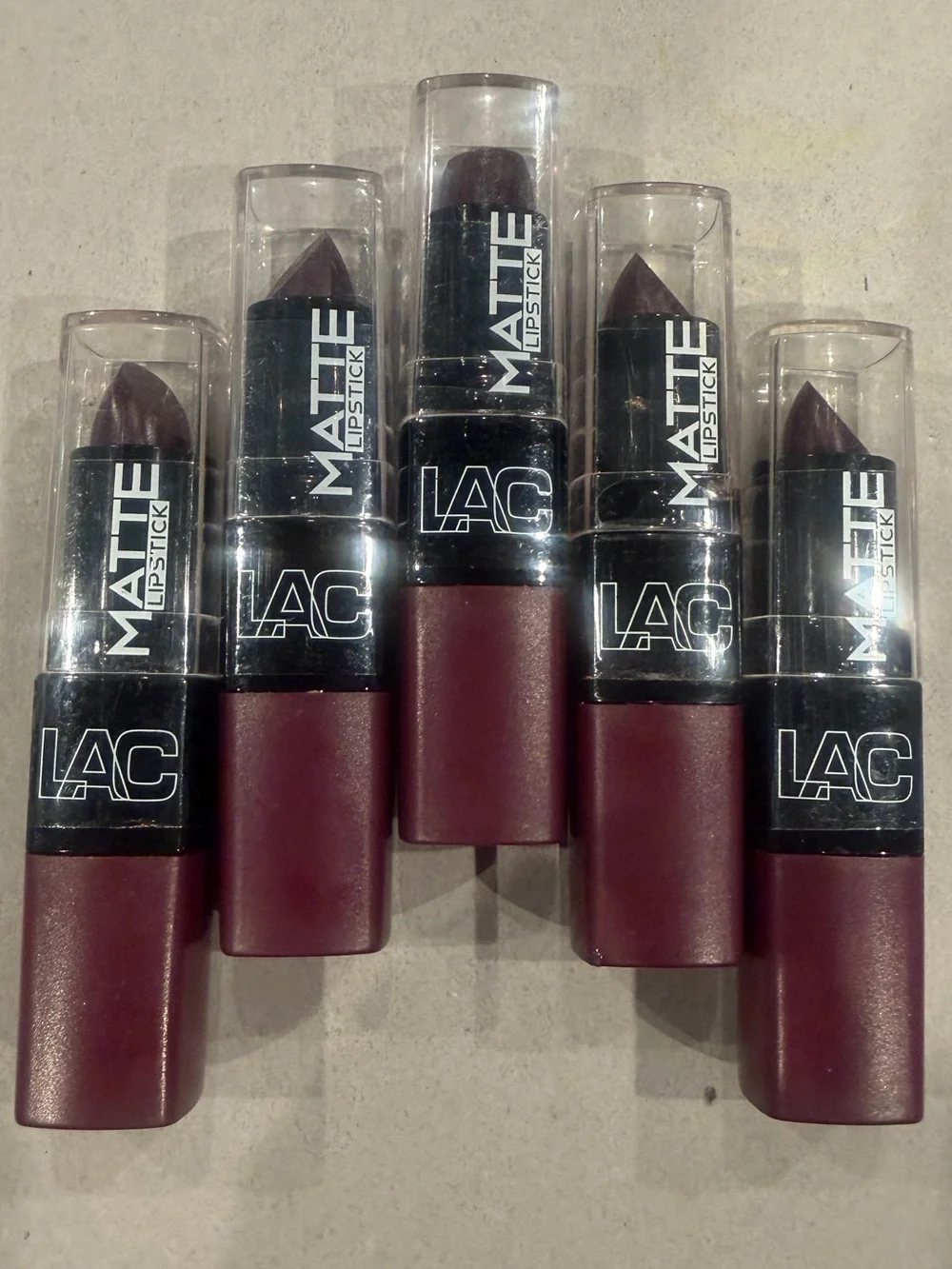 5 L.A. Colors Matte Lipsticks - Torrid CML 473